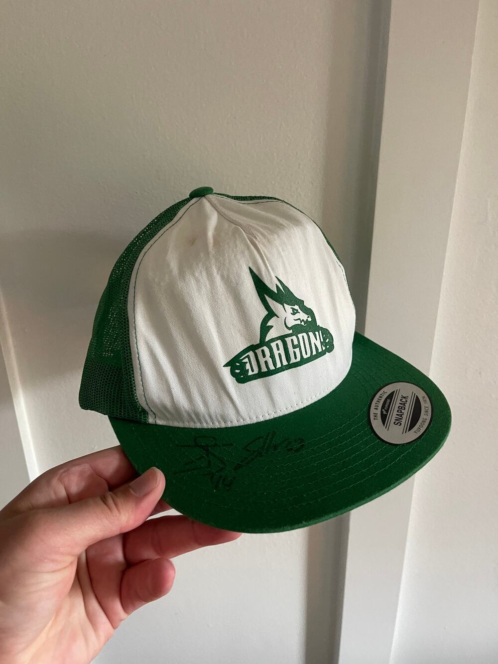 Dayton Dragons signed baseball hat